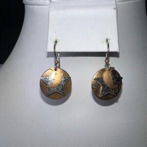 Petite Mystic Star‎ and Crescent Moon Earrings